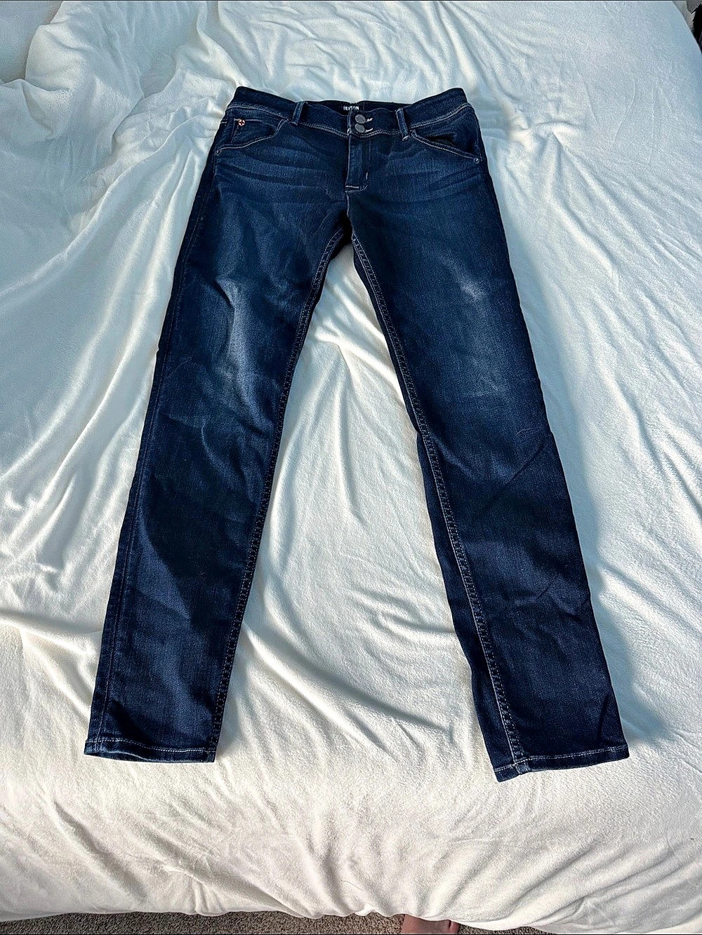 Hudson Barbara High Rise Super Skinny High Rise Jeans Waist 29 Blue
